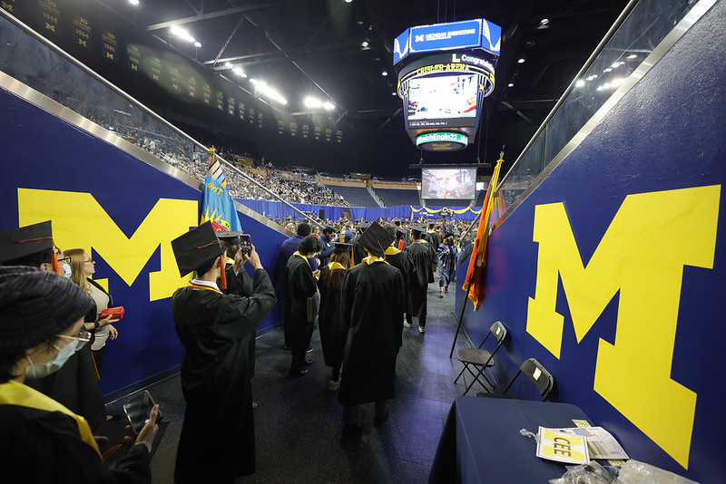 Photo of UM Commencement