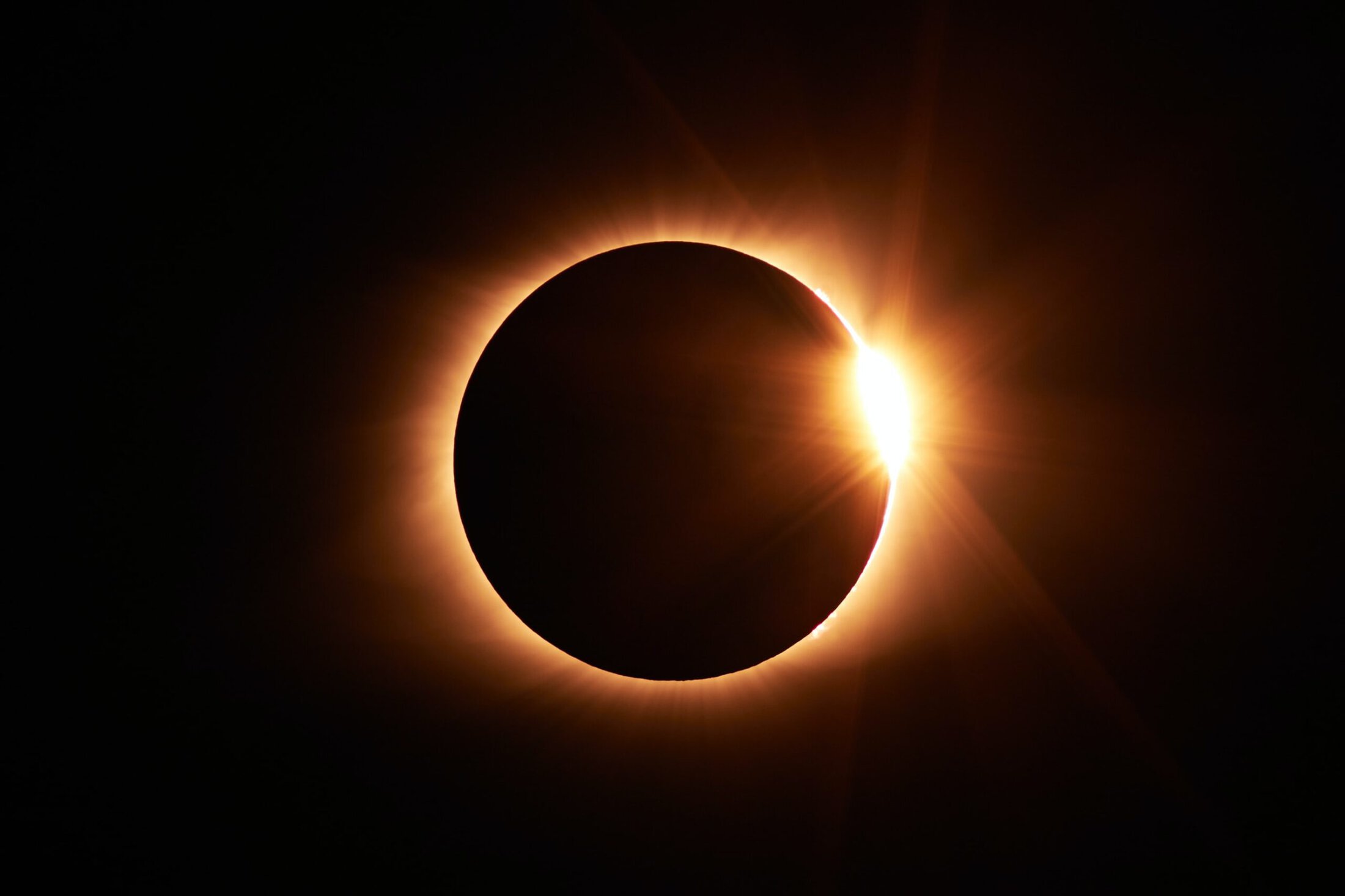 Photo of solar eclipse